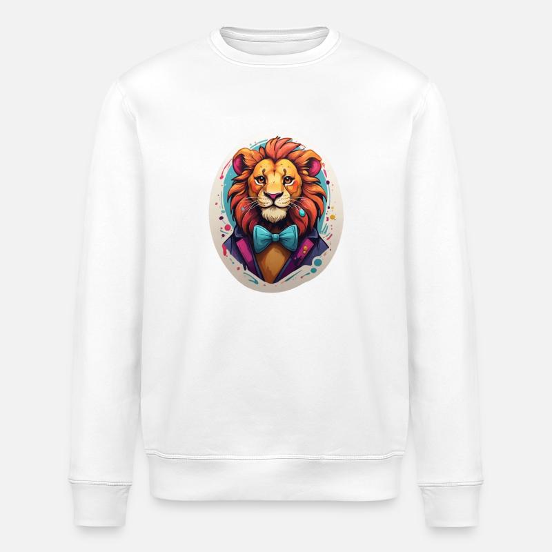 Bande dessinée Leo - Sweat bio ROLLER Stanley/Stella Unisexe - blanc