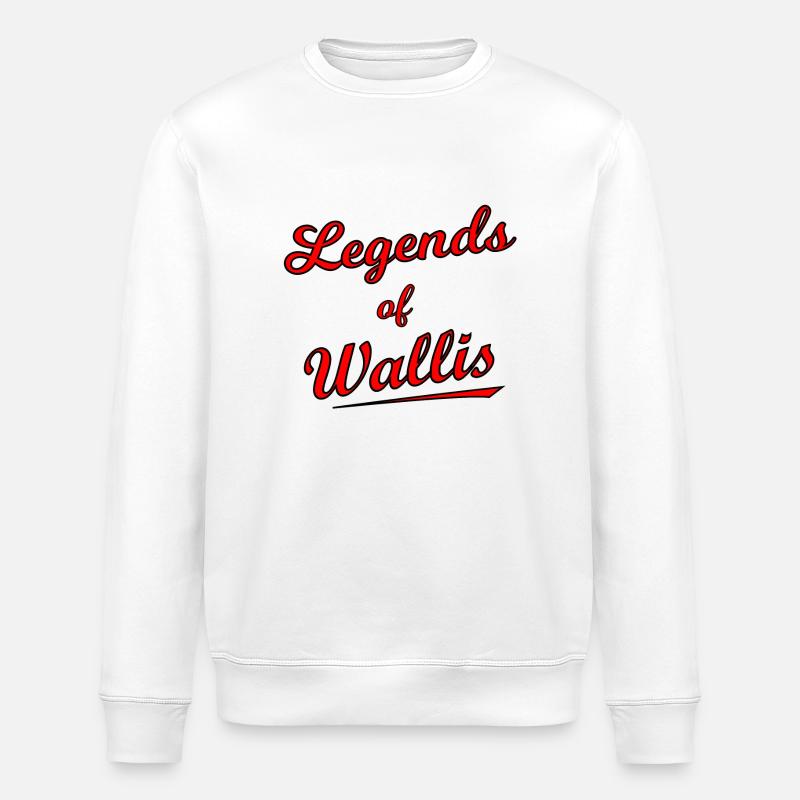 Les légendes valaisannes - Sweat bio ROLLER Stanley/Stella Unisexe - blanc