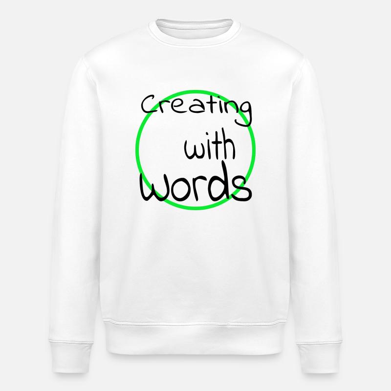 Imagination Artistic Exploration - Stanley/Stella ROLLER Unisex Organic Sweatshirt - white