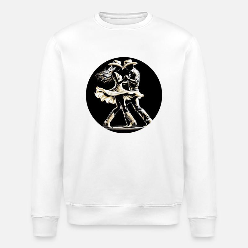 Linedance, c’est parti ! - Sweat bio ROLLER Stanley/Stella Unisexe - blanc