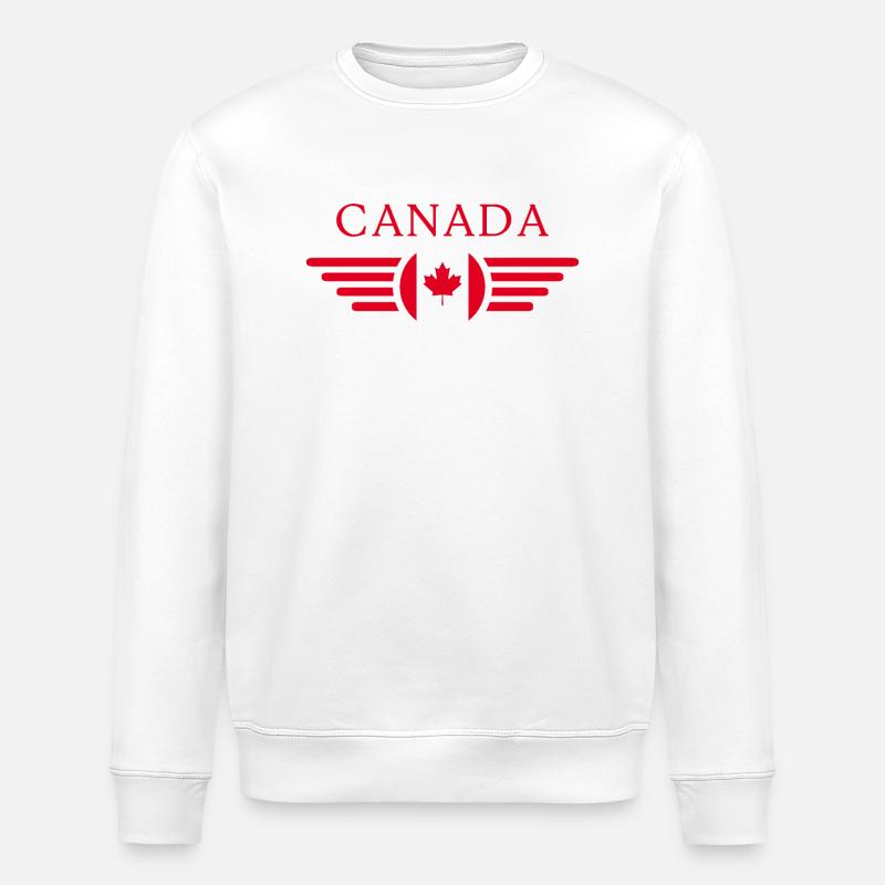 T-shirt design de style canadien - Sweat bio ROLLER Stanley/Stella Unisexe - blanc