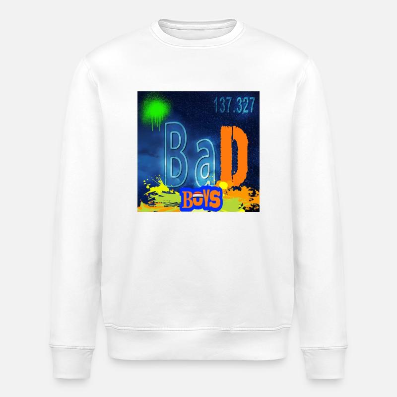 BAD BOYS - Sweat bio ROLLER Stanley/Stella Unisexe - blanc