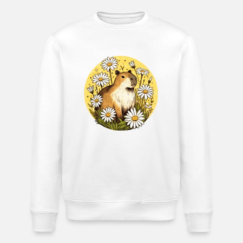 Capybara - Sweat bio ROLLER Stanley/Stella Unisexe - blanc