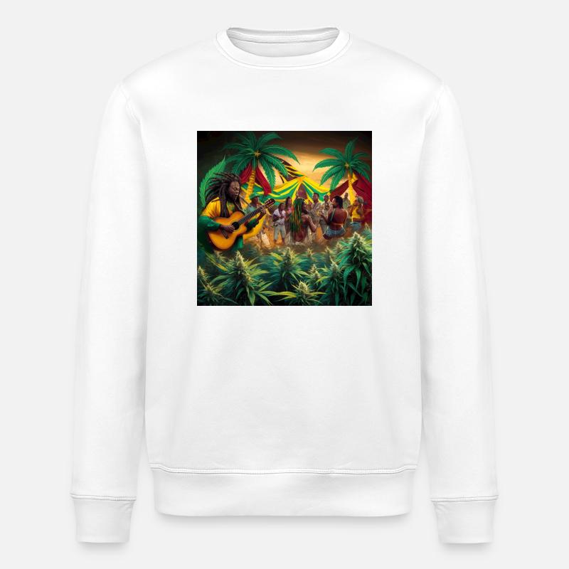 Jamaica Nr 2 - Stanley/Stella Unisex Bio-Sweatshirt ROLLER - Weiß