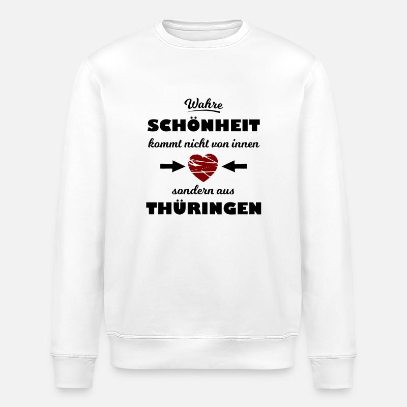 Les Thuringiens arrivent - Sweat bio ROLLER Stanley/Stella Unisexe - blanc