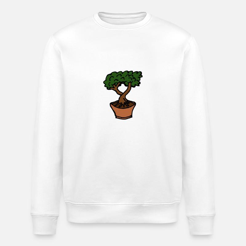 Bonsaï Plante d’intérieur japonaise - Sweat bio ROLLER Stanley/Stella Unisexe - blanc