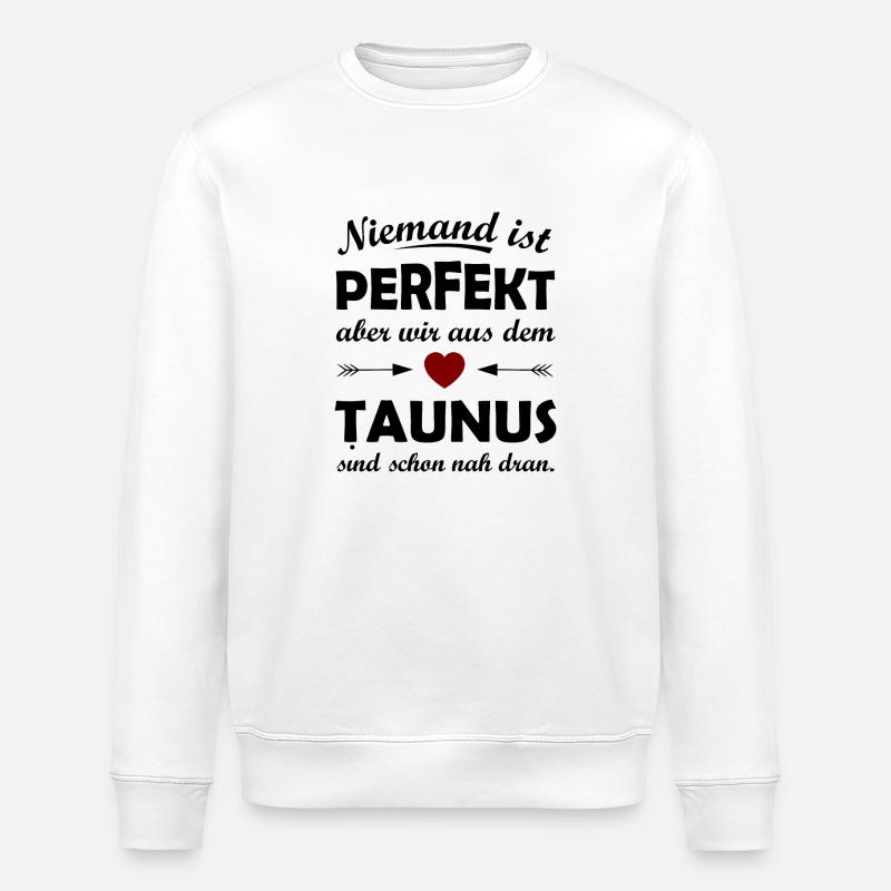 Zuhause im Taunus - Stanley/Stella Unisex Bio-Sweatshirt ROLLER - Weiß