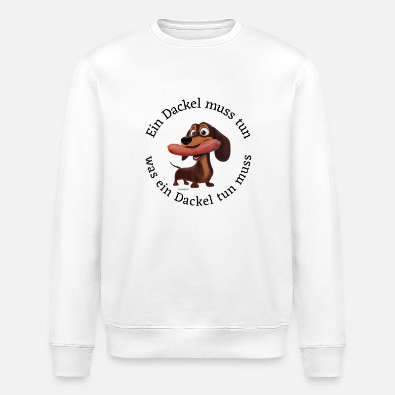 GünterNimmersatt - Stanley/Stella Unisex Bio-Sweatshirt ROLLER - Weiß