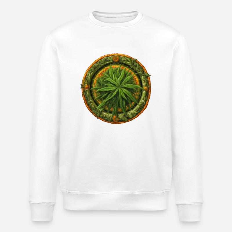 Silver Diesel Haze - Sweat bio ROLLER Stanley/Stella Unisexe - blanc