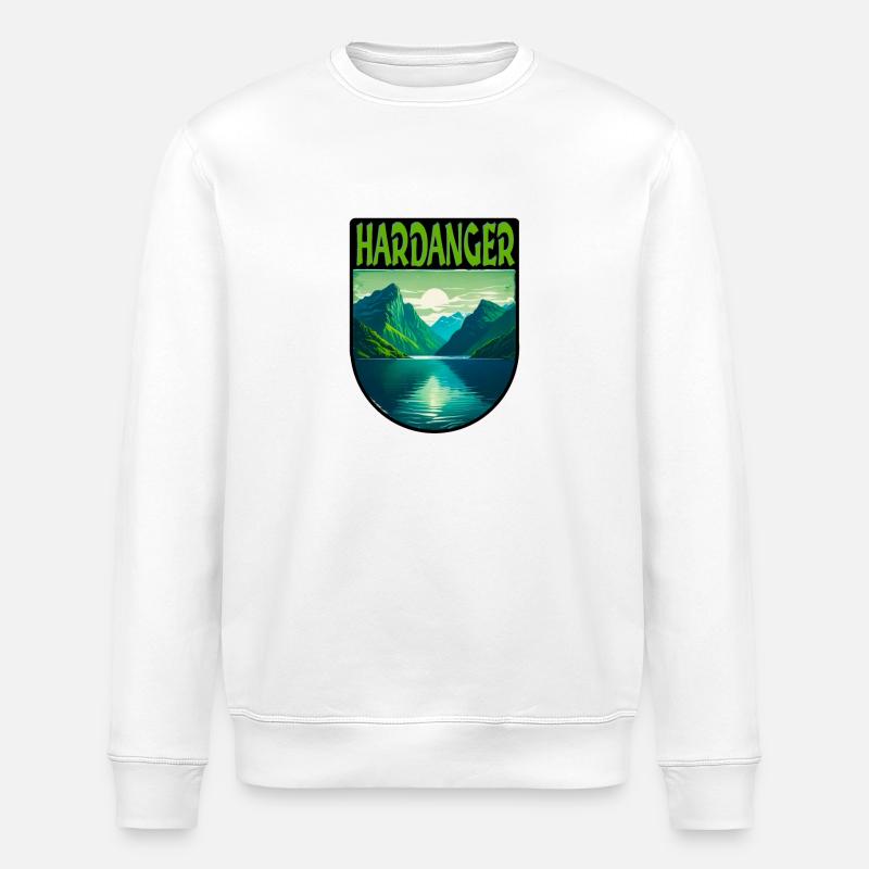 Hardanger - Sweat bio ROLLER Stanley/Stella Unisexe - blanc