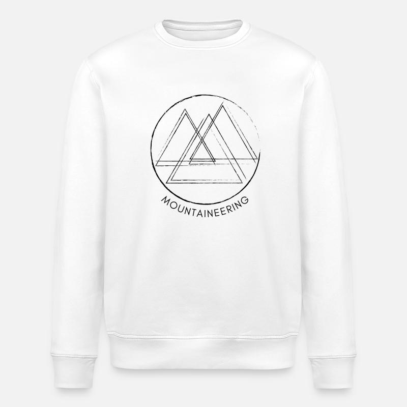 Berge / Mountaineering - Stanley/Stella Unisex Bio-Sweatshirt ROLLER - Weiß