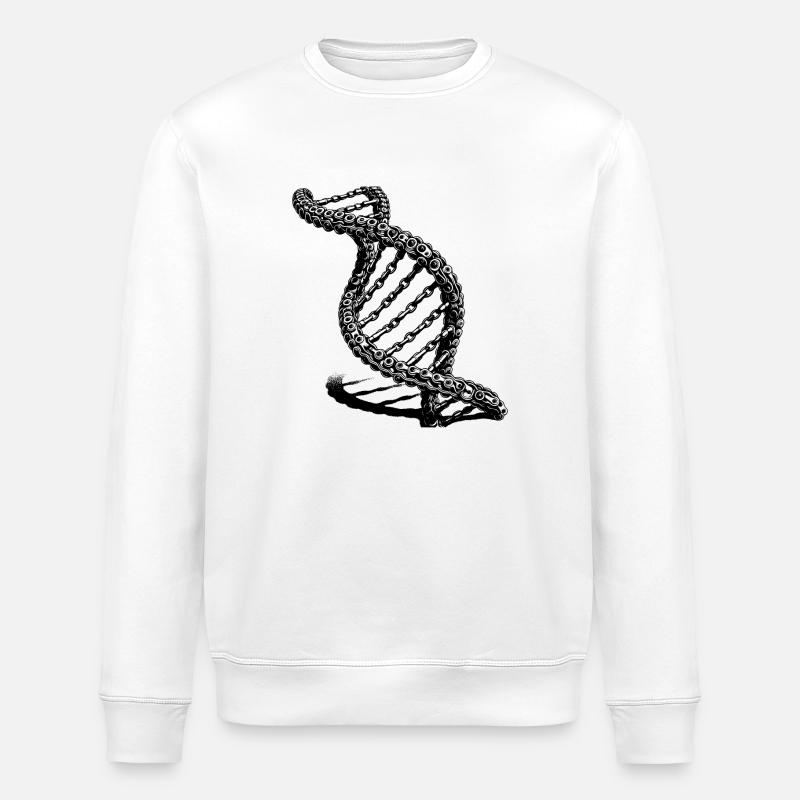 Insolite Colliers Collier ADN - Sweat bio ROLLER Stanley/Stella Unisexe - blanc