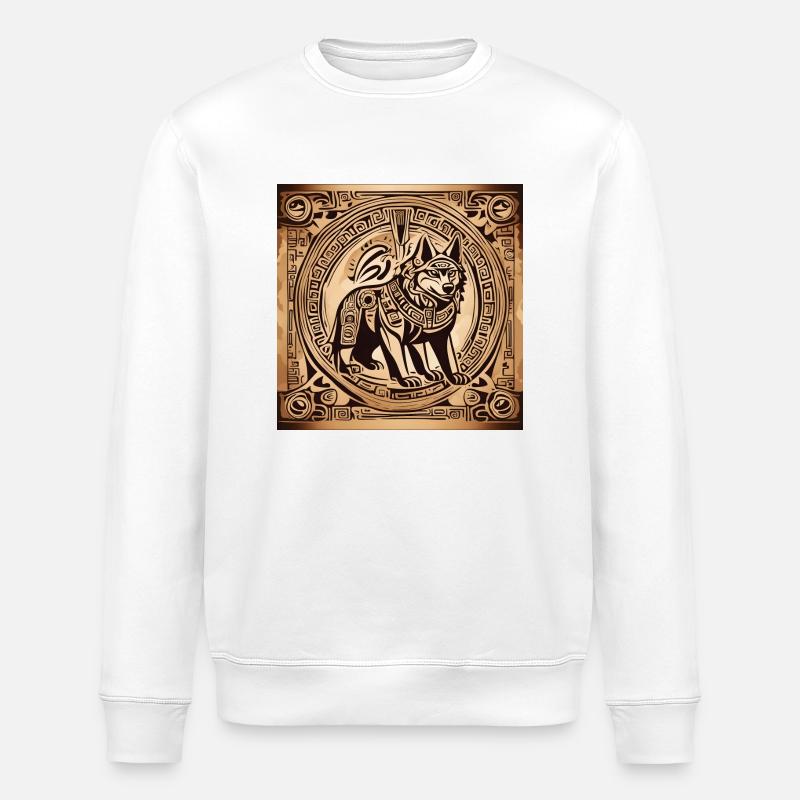 Maya Wolf - Stanley/Stella Unisex Bio-Sweatshirt ROLLER - Weiß