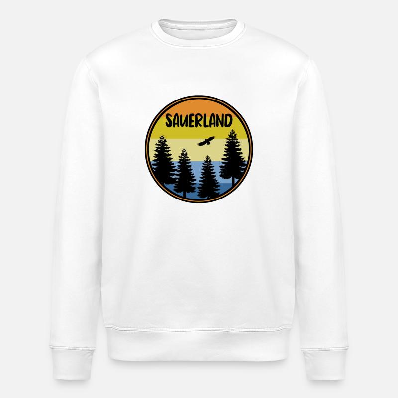 Sauerland - Stanley/Stella Unisex Bio-Sweatshirt ROLLER - Weiß