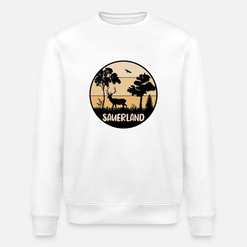 Sauerland - Stanley/Stella Unisex Bio-Sweatshirt ROLLER - Weiß