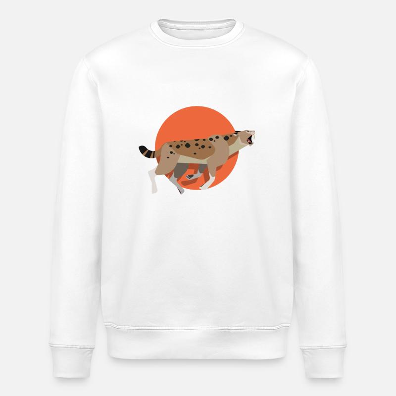 Smilodon - Sweat bio ROLLER Stanley/Stella Unisexe - blanc