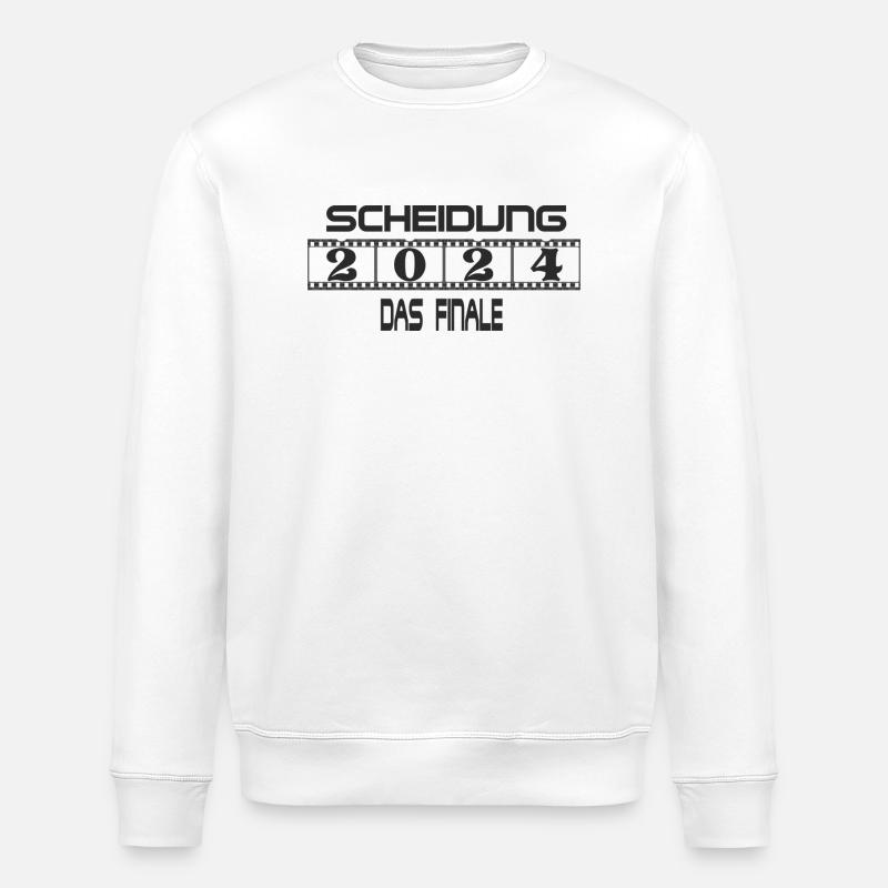 Scheidung - Stanley/Stella Unisex Bio-Sweatshirt ROLLER - Weiß