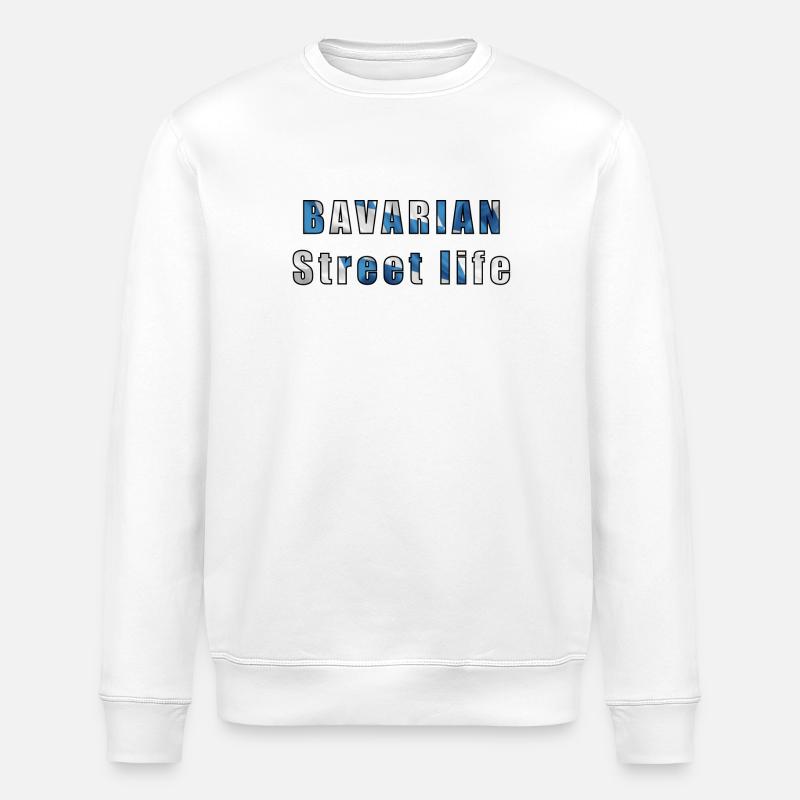 Bayern _ 03 - Stanley/Stella Unisex Bio-Sweatshirt ROLLER - Weiß