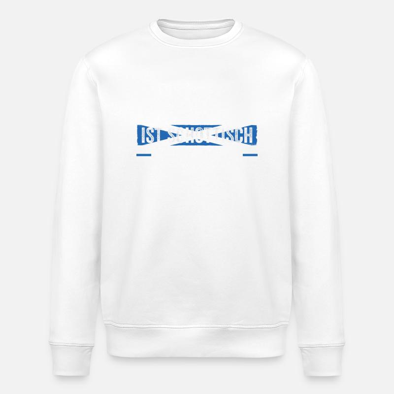 Scots Scottish Scotland - Stanley/Stella ROLLER Unisex Organic Sweatshirt - white