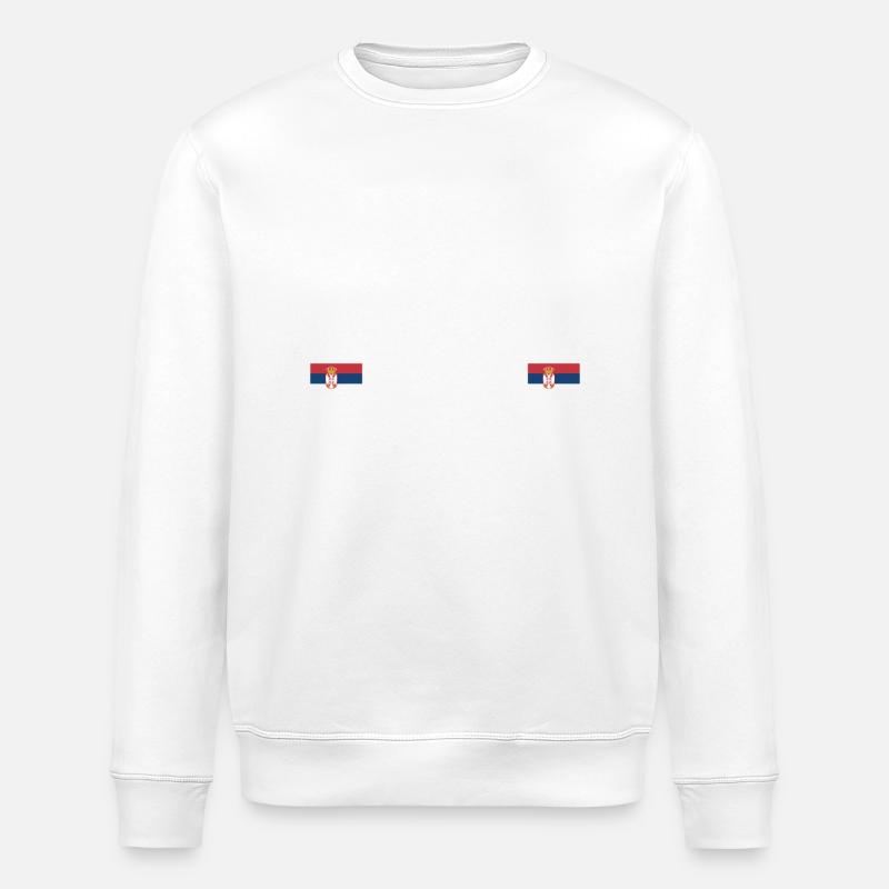 Serbe Serbe Serbie - Sweat bio ROLLER Stanley/Stella Unisexe - blanc
