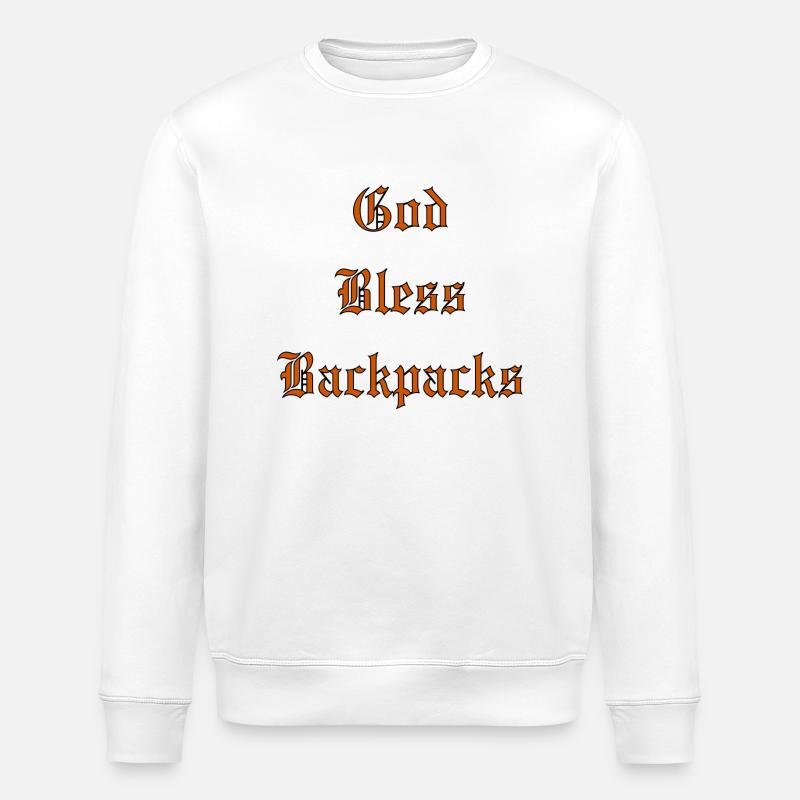 GodBlessSacs à dos - Sweat bio ROLLER Stanley/Stella Unisexe - blanc