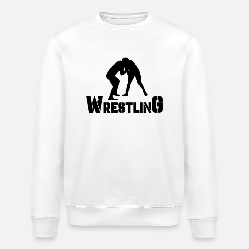 Lutte - Sweat bio ROLLER Stanley/Stella Unisexe - blanc