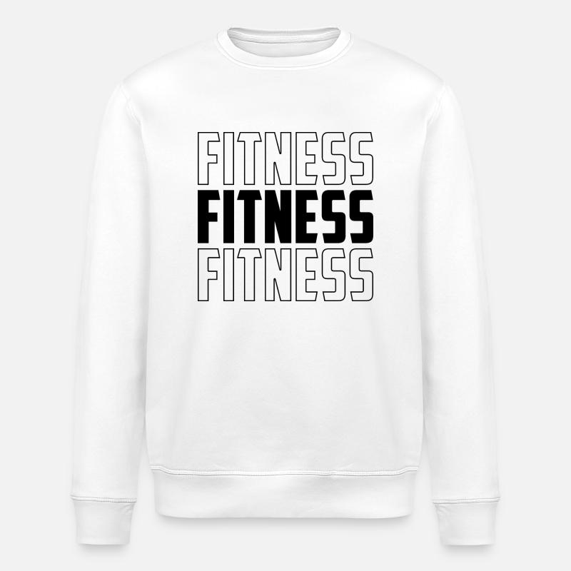 Fitness 1 - Sweat bio ROLLER Stanley/Stella Unisexe - blanc