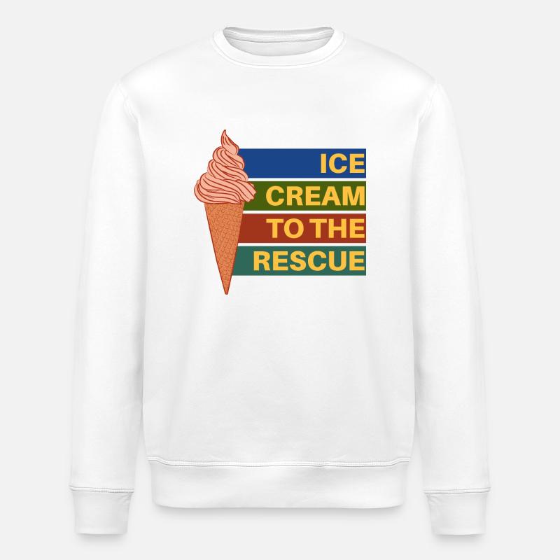 Eis zur Rettung - Stanley/Stella Unisex Bio-Sweatshirt ROLLER - Weiß