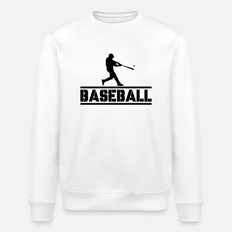 baseball 01 - Stanley/Stella Unisex Bio-Sweatshirt ROLLER - Weiß