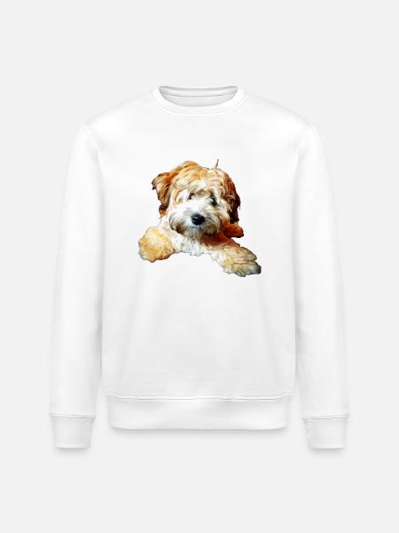 Havaneser - Stanley/Stella Unisex Bio-Sweatshirt ROLLER - Weiß