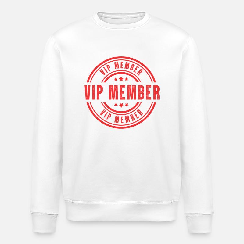 Vip Member - Stanley/Stella Unisex Bio-Sweatshirt ROLLER - Weiß