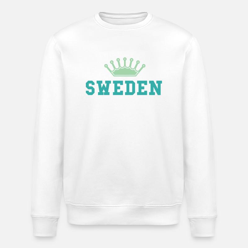 Suède 2024 Krona - Sweat bio ROLLER Stanley/Stella Unisexe - blanc
