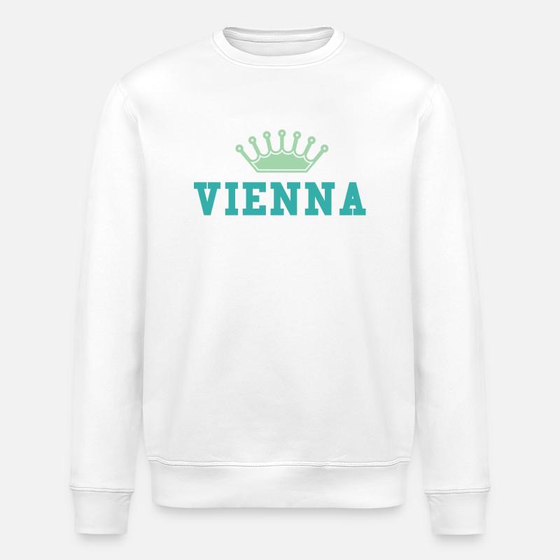 Vienne 2024 Wien Krone - Sweat bio ROLLER Stanley/Stella Unisexe - blanc