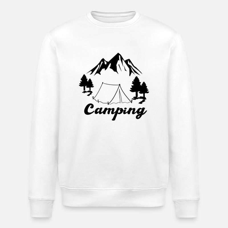 camping - Stanley/Stella Unisex Bio-Sweatshirt ROLLER - Weiß