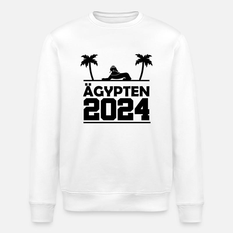 Égypte 2024 - Sweat bio ROLLER Stanley/Stella Unisexe - blanc