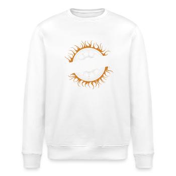 Skateboarder Thrill Deck Tricks Rampen Style - Stanley/Stella Unisex Bio-Sweatshirt ROLLER - Weiß - Vorne - Nik (191cm)