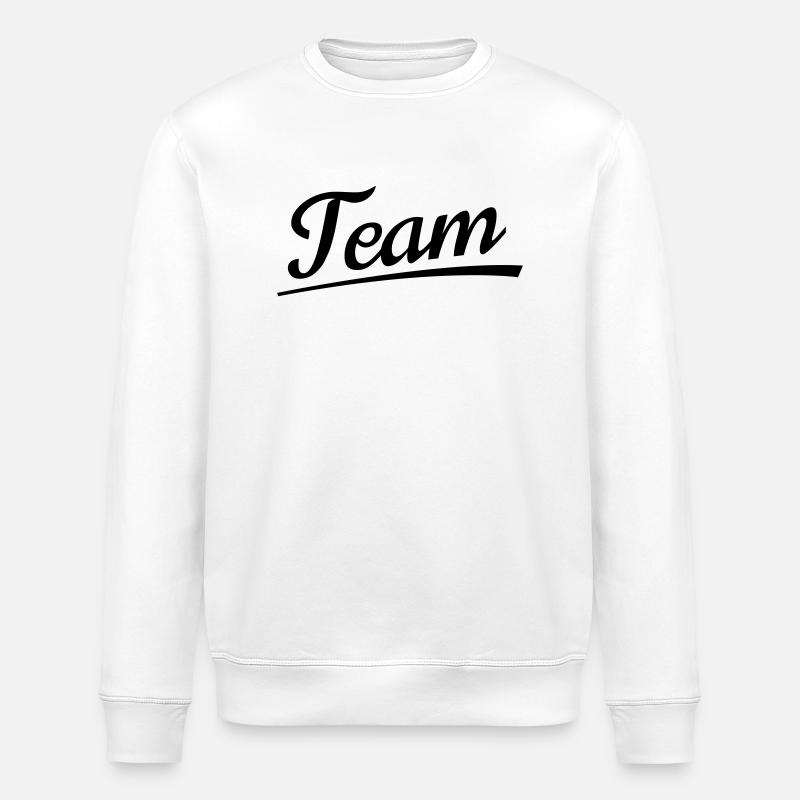 team - Stanley/Stella ROLLER Unisex Organic Sweatshirt - white