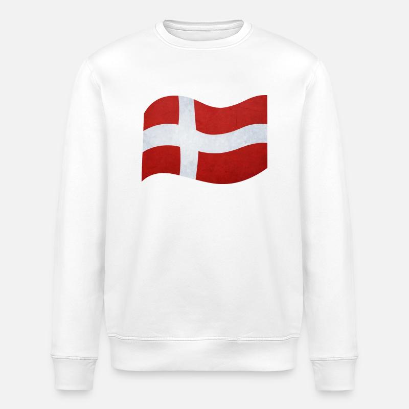 Danemark - Sweat bio ROLLER Stanley/Stella Unisexe - blanc