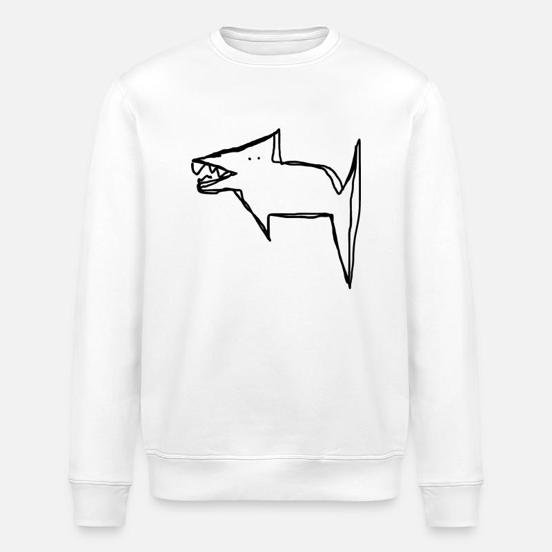 Requin - Sweat bio ROLLER Stanley/Stella Unisexe - blanc