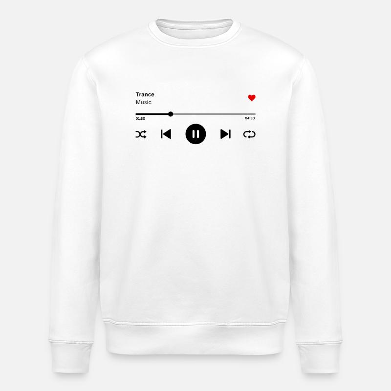 Trance - Stanley/Stella Unisex Bio-Sweatshirt ROLLER - Weiß