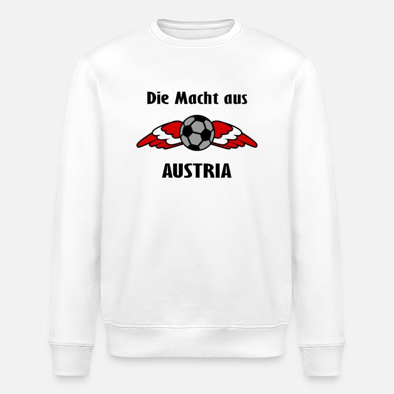 Les supporters de l’Autriche - Sweat bio ROLLER Stanley/Stella Unisexe - blanc
