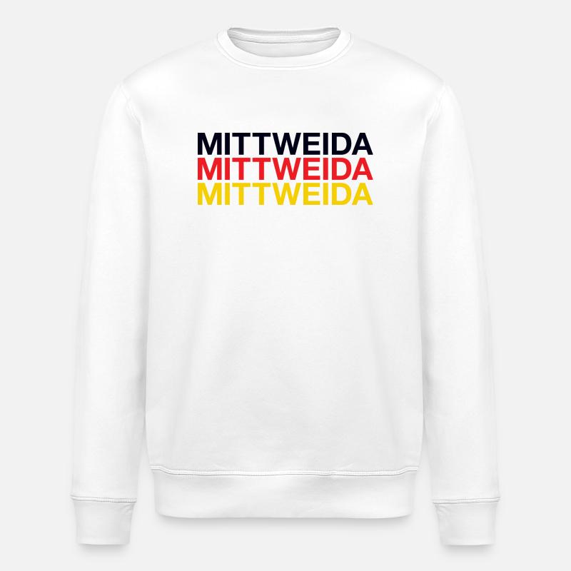 MITTWEIDA - Stanley/Stella Unisex Bio-Sweatshirt ROLLER - Weiß