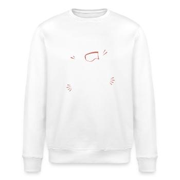Motocross-Trainer Fanartikel Dirtbike Geschenk - Stanley/Stella Unisex Bio-Sweatshirt ROLLER - Weiß - Vorne - Nik (191cm)