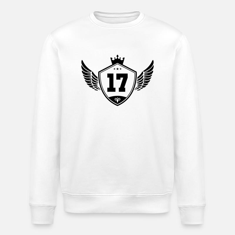 17 Couronne d’armoiries - Sweat bio ROLLER Stanley/Stella Unisexe - blanc