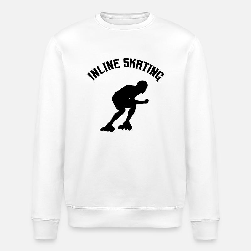 Inline skating - Stanley/Stella ROLLER Unisex Organic Sweatshirt - white