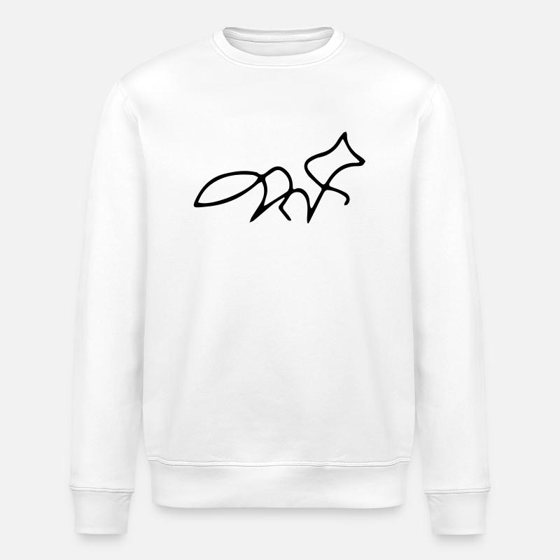 Fox oneline - Sweat bio ROLLER Stanley/Stella Unisexe - blanc