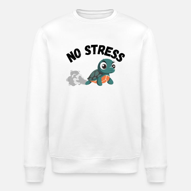 Schildkröte - Stanley/Stella Unisex Bio-Sweatshirt ROLLER - Weiß