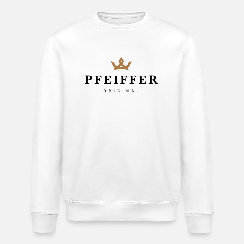 Pfeiffer - Sweat bio ROLLER Stanley/Stella Unisexe - blanc