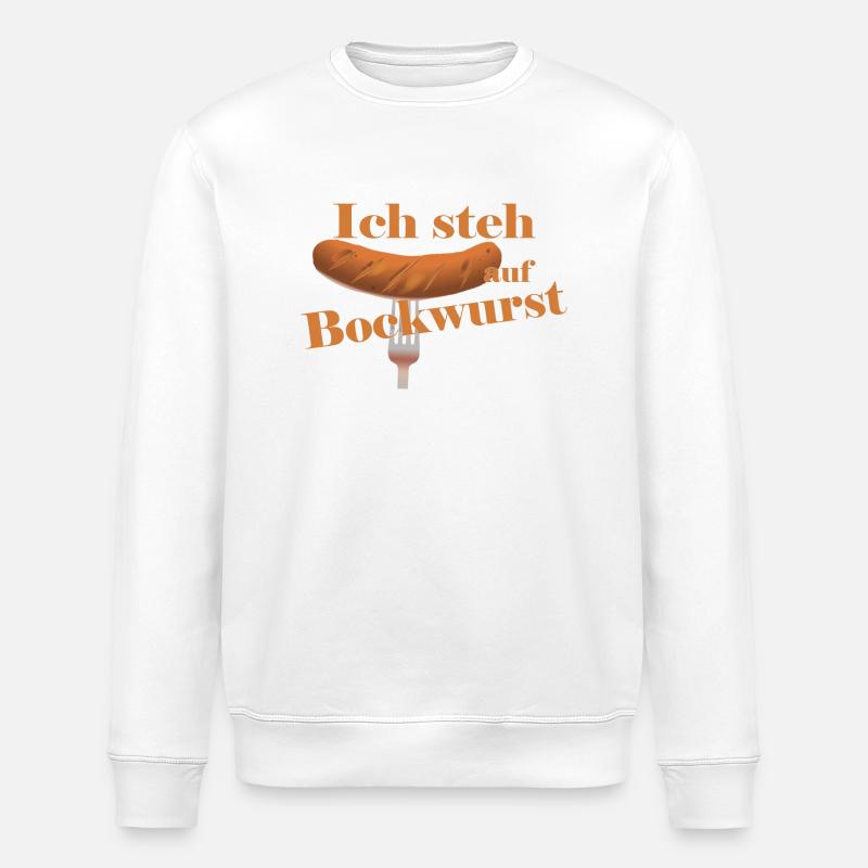 Bockwurst Freunde - Stanley/Stella Unisex Bio-Sweatshirt ROLLER - Weiß
