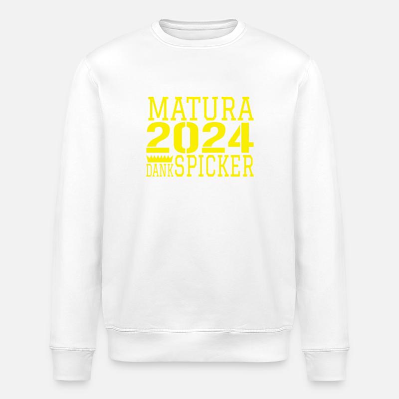 Dictons amusants de Matura - Sweat bio ROLLER Stanley/Stella Unisexe - blanc